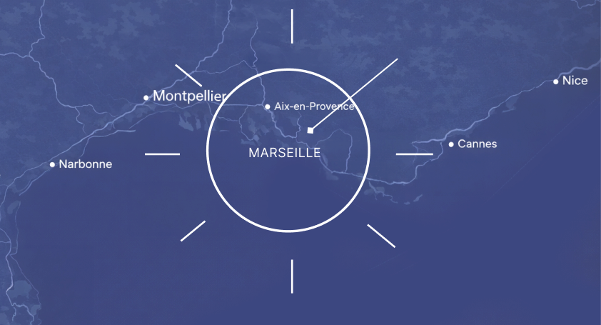 Carte SOLEA Marseille